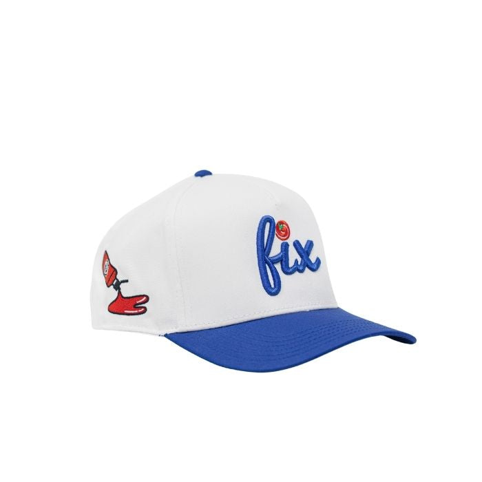 FIX HOT SAUCE CAP (ROYAL AND WHITE) - LIMITED FIRST EDITION