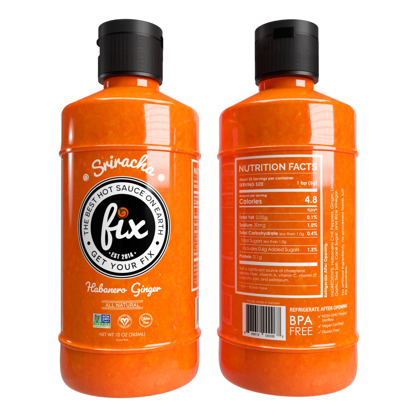 Habanero Ginger Sriracha